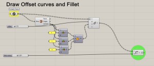 Draw Offset Curves and Fillet 3