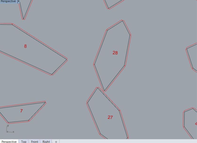labeled surfaces flat