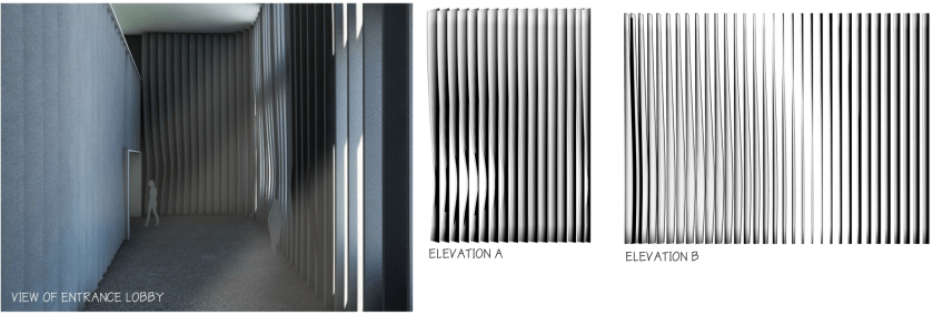 entance_felt_acoustic louvres