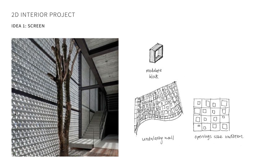 2D Interior Sketches